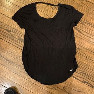 Hollister Easy Tee Shirt in black size XS